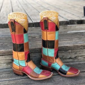 Rod Patrick Patchwork Boots